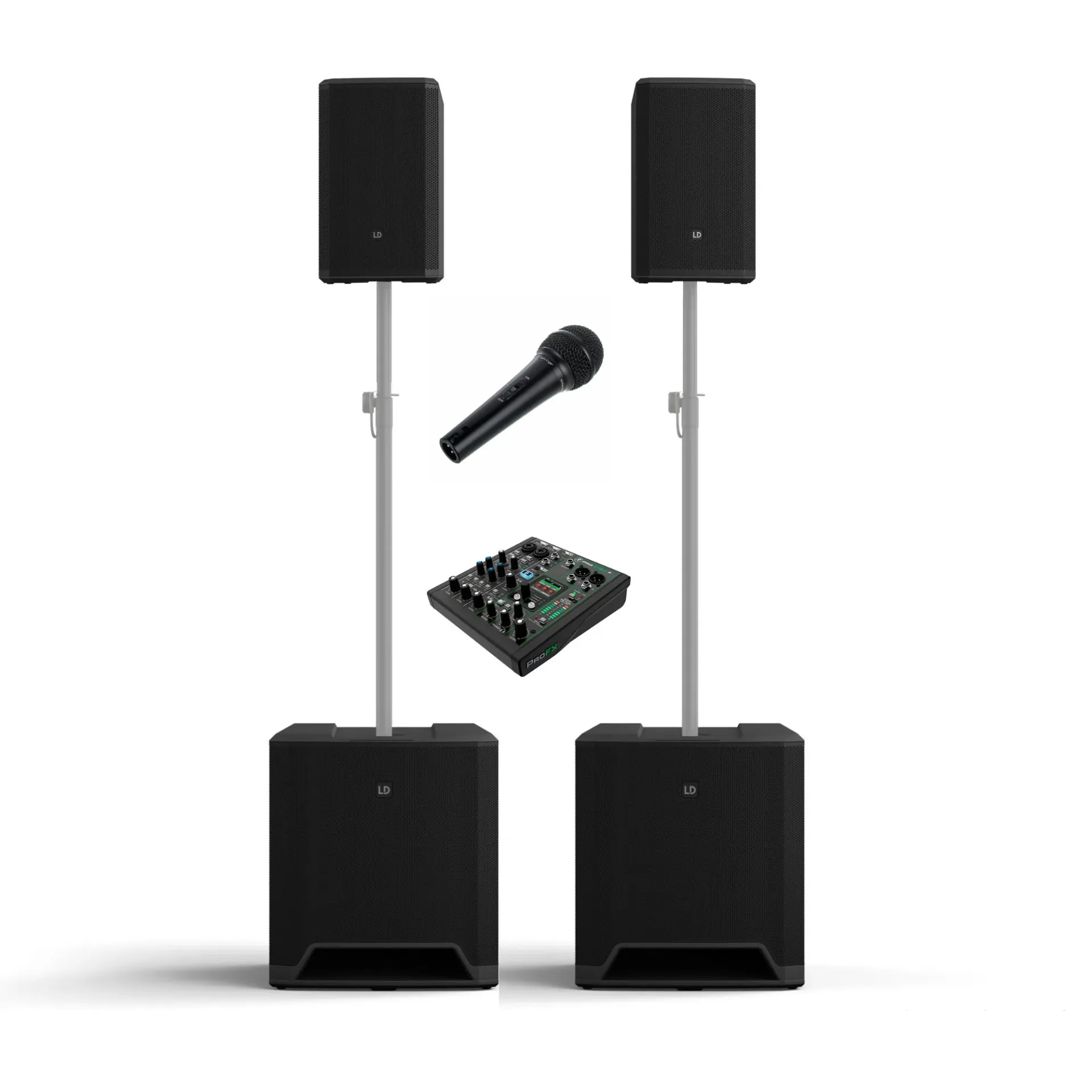 Pack sonorisation idéal pour les évènements jusqu'à 120 personnes